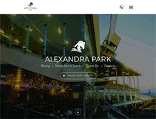 Tablet Screenshot of alexandrapark.co.nz